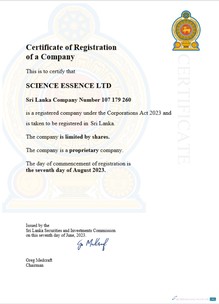 Download Sri Lanka business registration certificate Word and PDF template Photoshop template